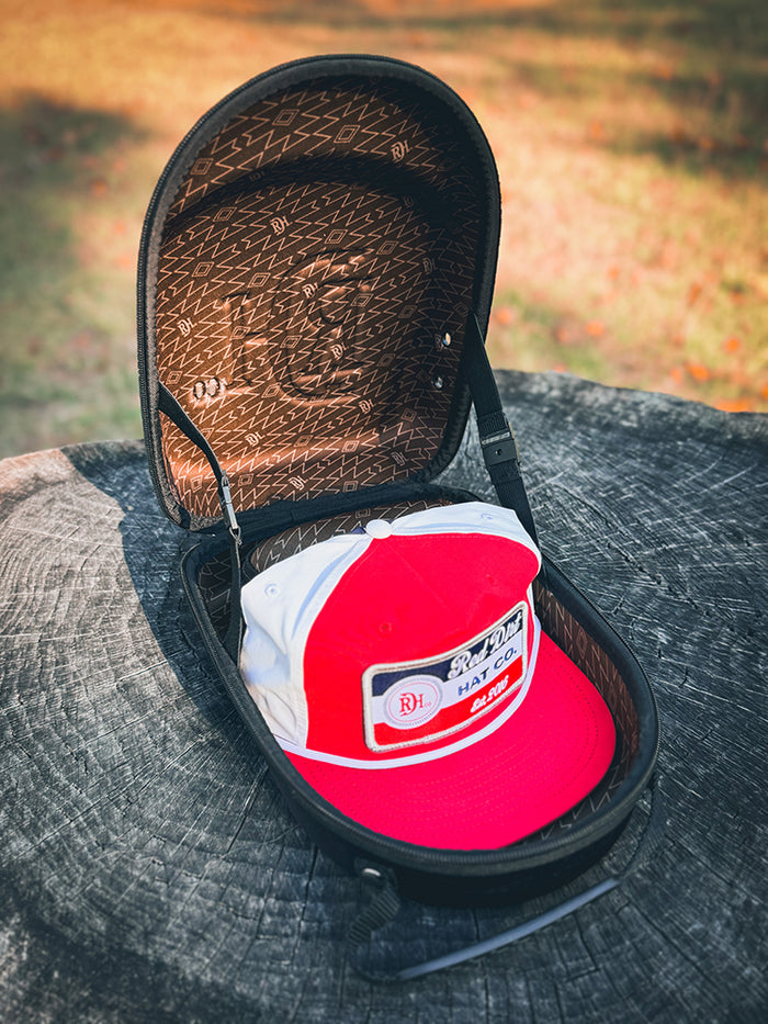 Red Dirt Hat Co. American Flag Cap Carrier w/ Sunglass Case 2610329186