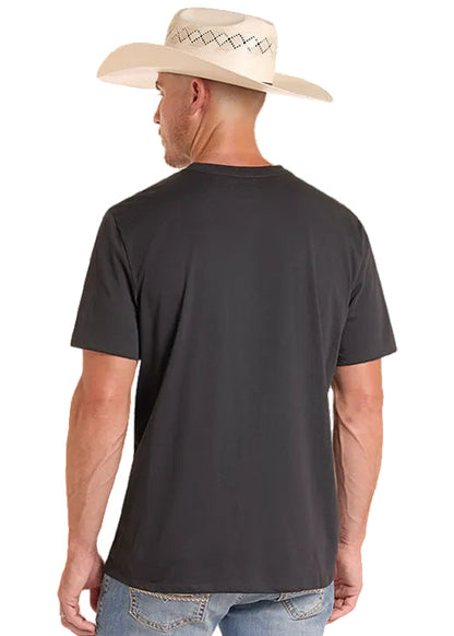 Rock & Roll Cowboy x Koe Wetzel Black Graphic Tee Shirt BU21T09154