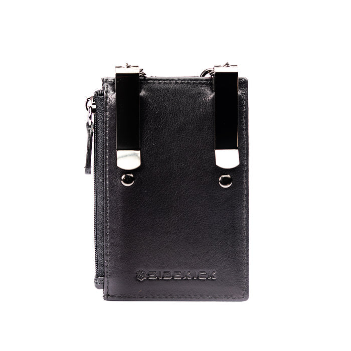 Sidekick V2 Black Genuine Leather Security Wallet 1050-BLK