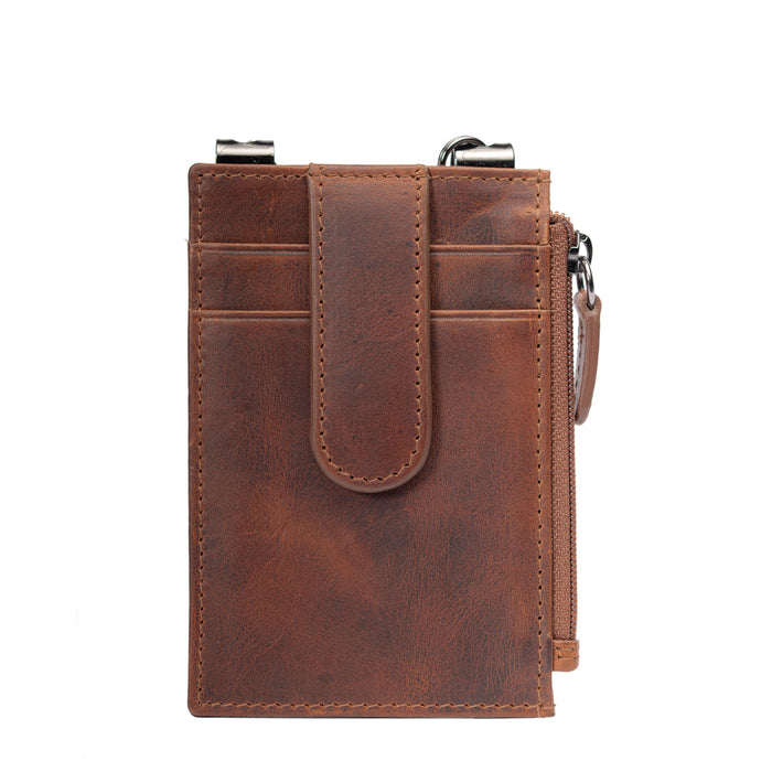Sidekick V2 Rustic Brown Genuine Leather Security Wallet 1050-BRN