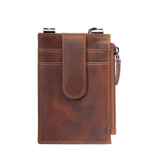 Sidekick V2 Rustic Brown Genuine Leather Security Wallet 1050-BRN