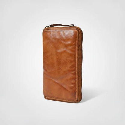 Spaghetti Western Terranova Cognac Brown Genuine Leather Multi-Compartment Wallet SWC434CG