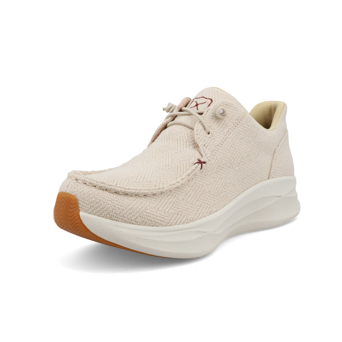 Twisted X Women's Birch Feather X Tweed Woven Fabric Moc Toe Casual Shoe WCAU008