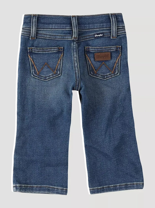 Wrangler Infant/Toddler Boy's Ropin' Stitched Pocket Boot Cut Jeans 112336776