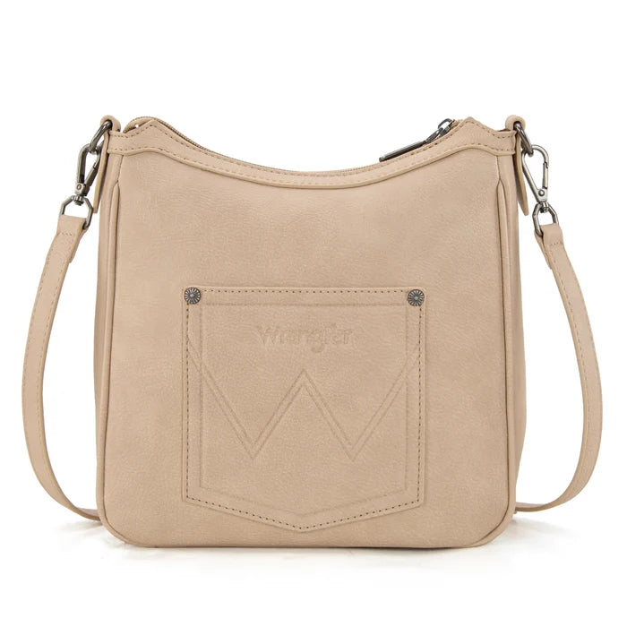 Wrangler Sherpa Aztec Canvas Crossbody Purse WG313-2003TN